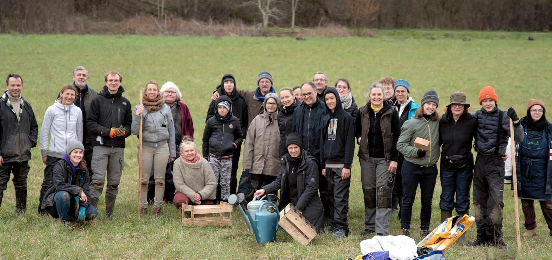 Une équipe de plantation de Semeurs de Forêts