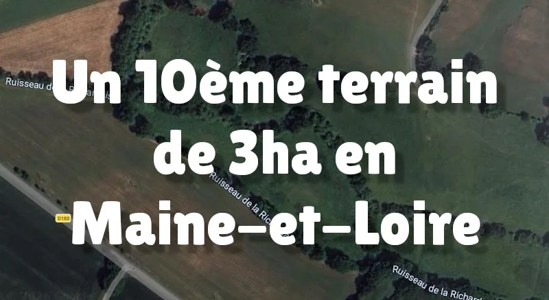Nouveau terrain sanctuarisé pour la nature à Segré-en-Anjou Bleu par Semeurs de Forêts