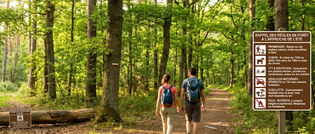 droits et interdictions en forêt